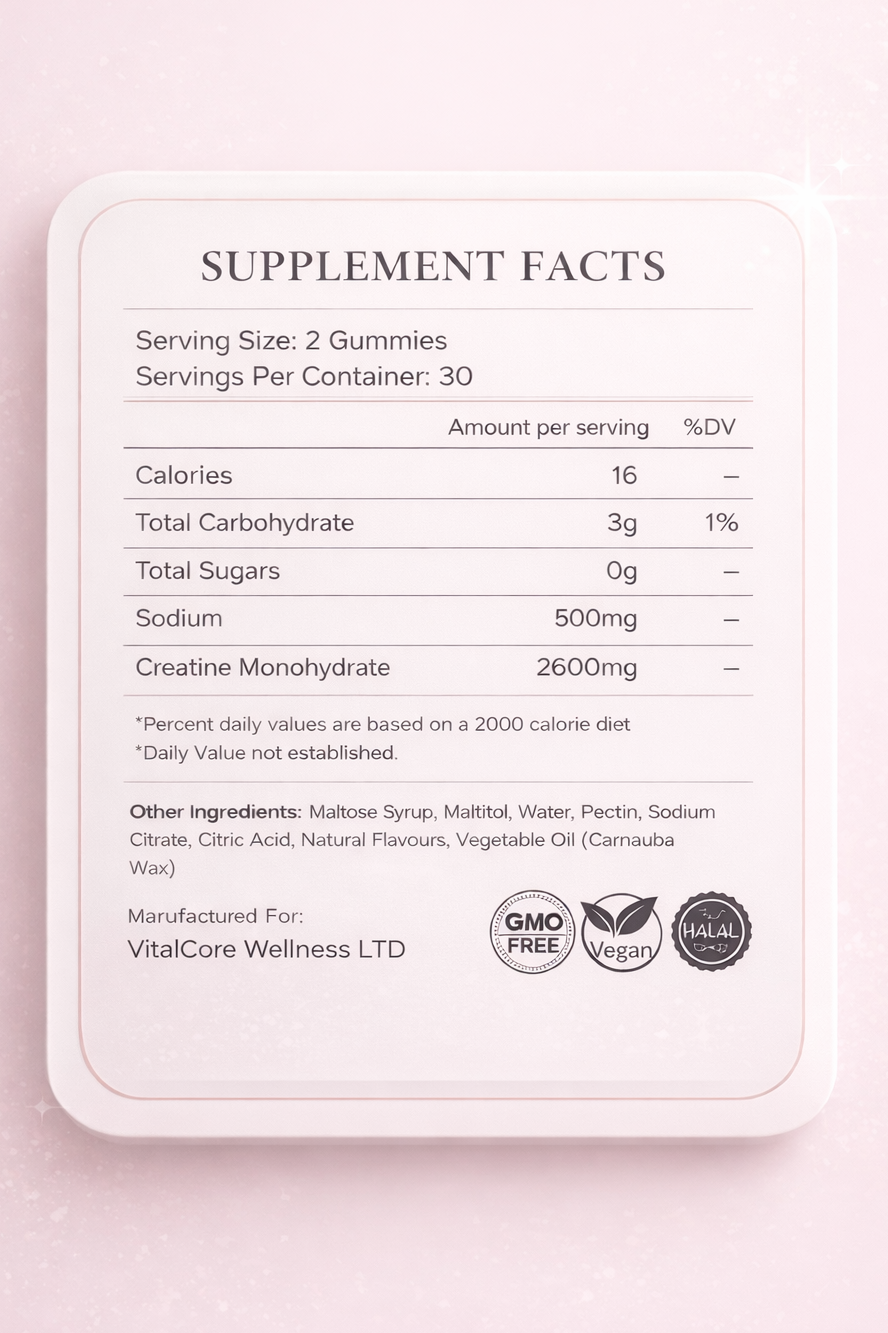 Vitalcore Creatine Gummies