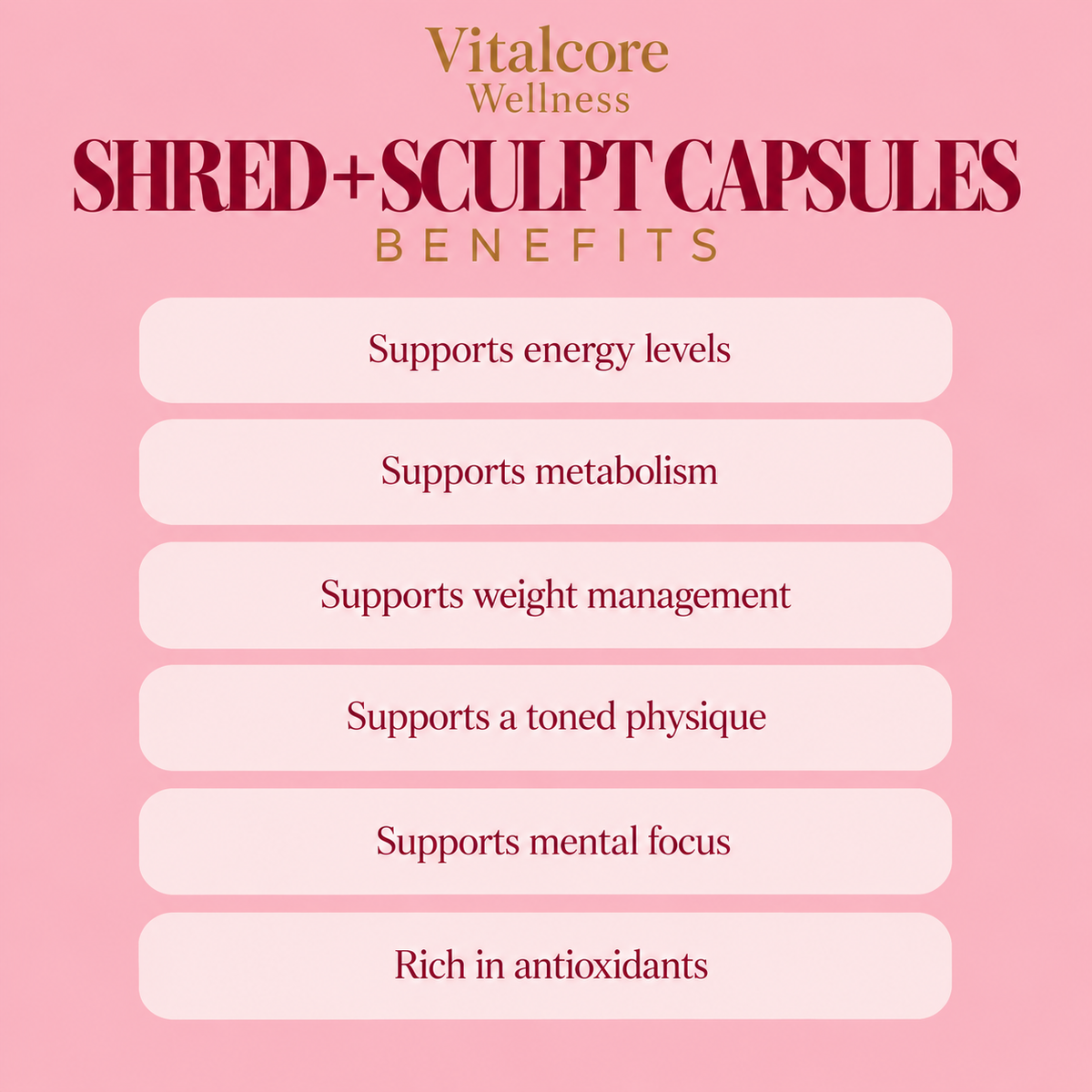 Shred + Sculpt Capsules